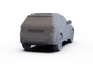 Chevrolet Equinox 2010 PRE-SUPPORTED 3Dモデル