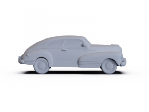 Chevrolet Fleetline Aero Sedan 1948 PRE-SUPPORTED 3D Model