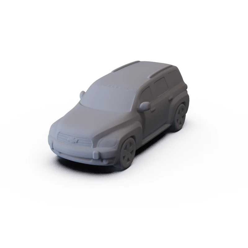 Chevrolet HHR 2011 PRE-SUPPORTED 3D Model .c4d .max .obj .3ds .fbx .stl .blend 