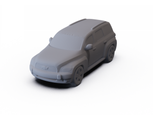 Chevrolet HHR 2011 PRE-SUPPORTED 3D Модель
