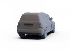 Chevrolet HHR 2011 PRE-SUPPORTED 3D Model