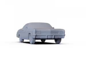 Chevrolet Impala SS SportCoupe 1966 PRE-SUPPORTED 3D Model