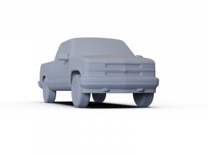 Chevrolet K 1500 ExtendedCab 1988 PRE-SUPPORTED Modelo 3D