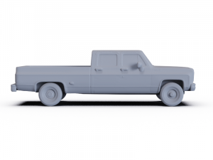 Chevrolet K30 CrewCab 1979 PRE-SUPPORTED 3D Model