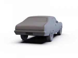 Chevrolet Nova SS 396 1970 PRE-SUPPORTED 3D Model