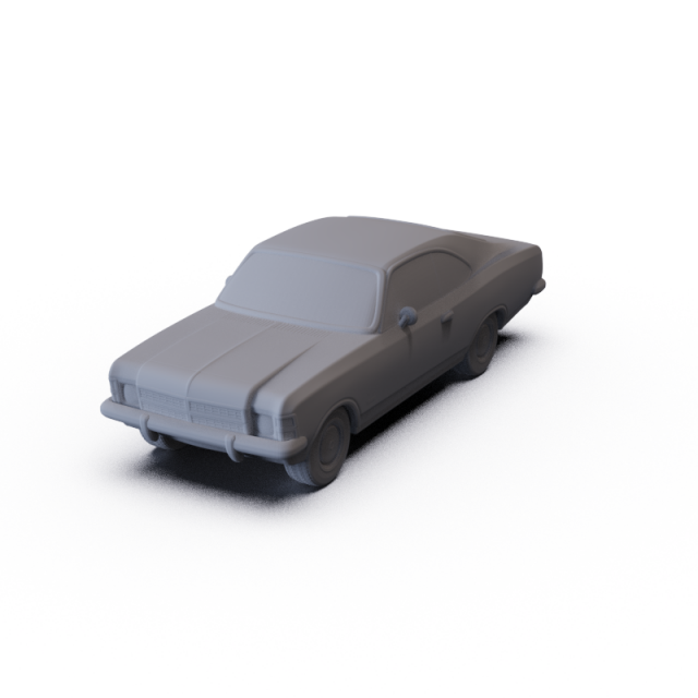 Chevrolet Opala 1978 PRE-SUPPORTED Model 3D .c4d .max .obj .3ds .fbx .stl .blend 