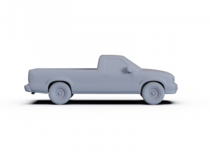 Chevrolet S10 SingleCab LongBed 1994 PRE-SUPPORTED 3D Model