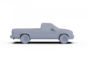 Chevrolet S10 SingleCab LongBed 1994 PRE-SUPPORTED 3D Model