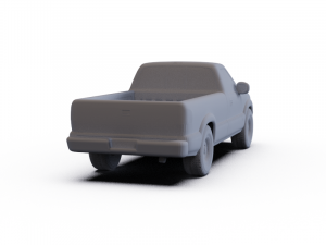 Chevrolet S10 SingleCab LongBed 1994 PRE-SUPPORTED 3D Model