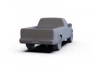 Chevrolet S10 SingleCab LongBed 1994 PRE-SUPPORTED 3D Model