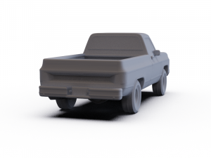 Chevrolet Scottsdale SingleCab StandartBed 1979 PRE-SUPPORTED 3Dモデル