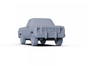 Chevrolet Scottsdale SingleCab StandartBed 1979 PRE-SUPPORTED 3Dモデル