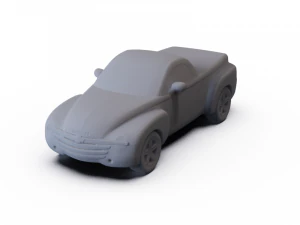 Chevrolet SSR 2003 PRE-SUPPORTED 3D Model