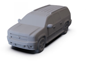 Chevrolet Suburban 2010 PRE-SUPPORTED 3D Модель