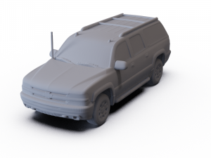Chevrolet Suburban LT 2005 PRE-SUPPORTED Modèle 3D