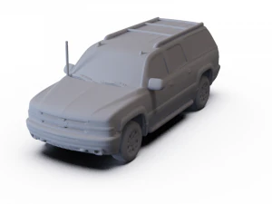 Chevrolet Suburban LT 2005 VORUNTERST&Uuml;TZT 3D Modell
