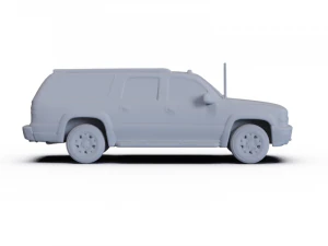 Chevrolet Suburban LT 2005 PRE-SUPPORTED 3D Model