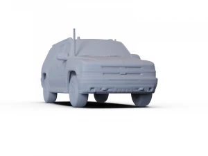 Chevrolet Suburban LT 2005 PRE-SUPPORTED 3D Model