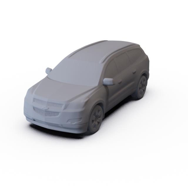 Chevrolet Traverse 2011 PRE-SUPPORTED 3D 模型 .c4d .max .obj .3ds .fbx .stl .blend 