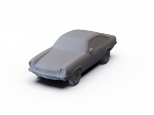 Chevrolet Vega Hatchback 1971 PRE-SUPPORTED Modèle 3D