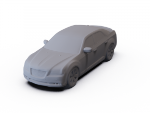 Chrysler 300 SRT8 2012 PRE-SUPPORTED 3D मॉडल