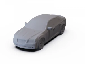 Chrysler 300 SRT8 2012 PRE-SUPPORTED 3D Model