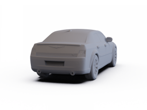 Chrysler 300C Sedan 2009 PRE-SUPPORTED Modelo 3D