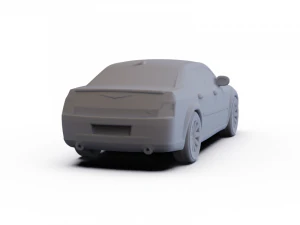 Chrysler 300C Sedan 2009 PRE-SUPPORTED 3D Model