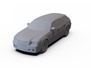 Chrysler 300C Touring 2009 PRE-SUPPORTED 3D मॉडल