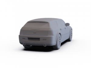Chrysler 300C Touring 2009 PRE-SUPPORTED 3D मॉडल