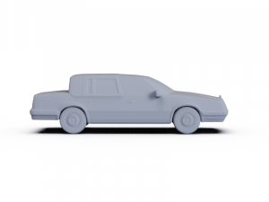 Chrysler Imperial 1989 PRE-SUPPORTED Model 3D