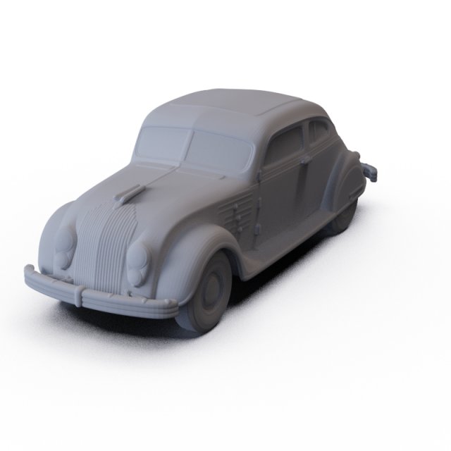 Chrysler Imperial Airflow 1934 PRE-SUPPORTED 3Dモデル .c4d .max .obj .3ds .fbx .stl .blend 