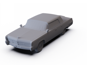 Chrysler Imperial Crown 1965 PRE-SUPPORTED Modèle 3D