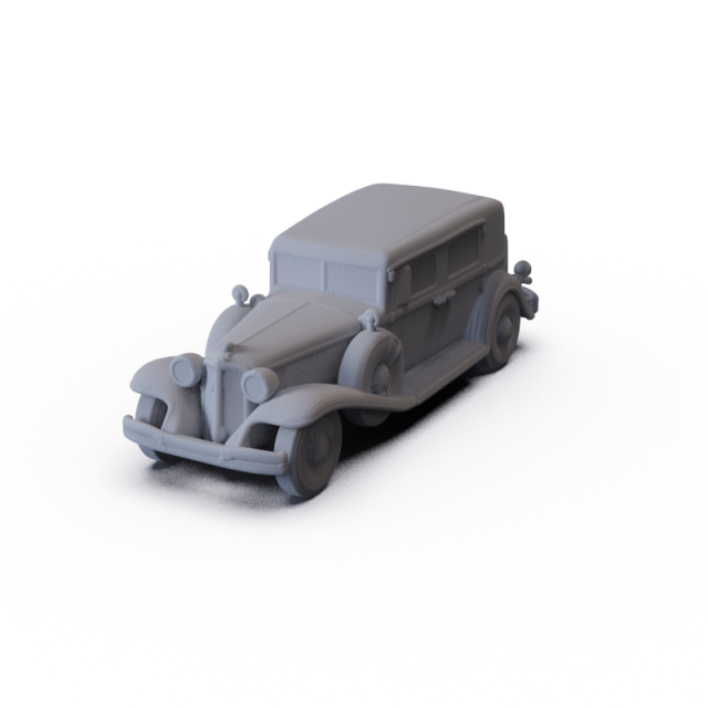 Chrysler Imperial Sedan 1931 PRE-SUPPORTED Modello 3D .c4d .max .obj .3ds .fbx .stl .blend 