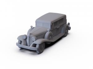 Chrysler Imperial Sedan 1931 PRE-SUPPORTED 3D 모델