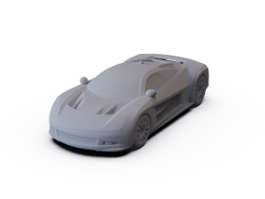 Chrysler ME 4-12 Concept 2004 PRE-SUPPORTED 3D Model