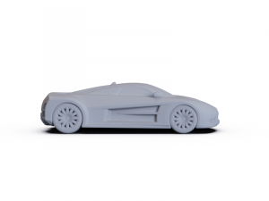 Chrysler ME 4-12 Concept 2004 PRE-SUPPORTED 3D Modell