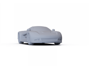 Chrysler ME 4-12 Concept 2004 PRE-SUPPORTED 3D Modell
