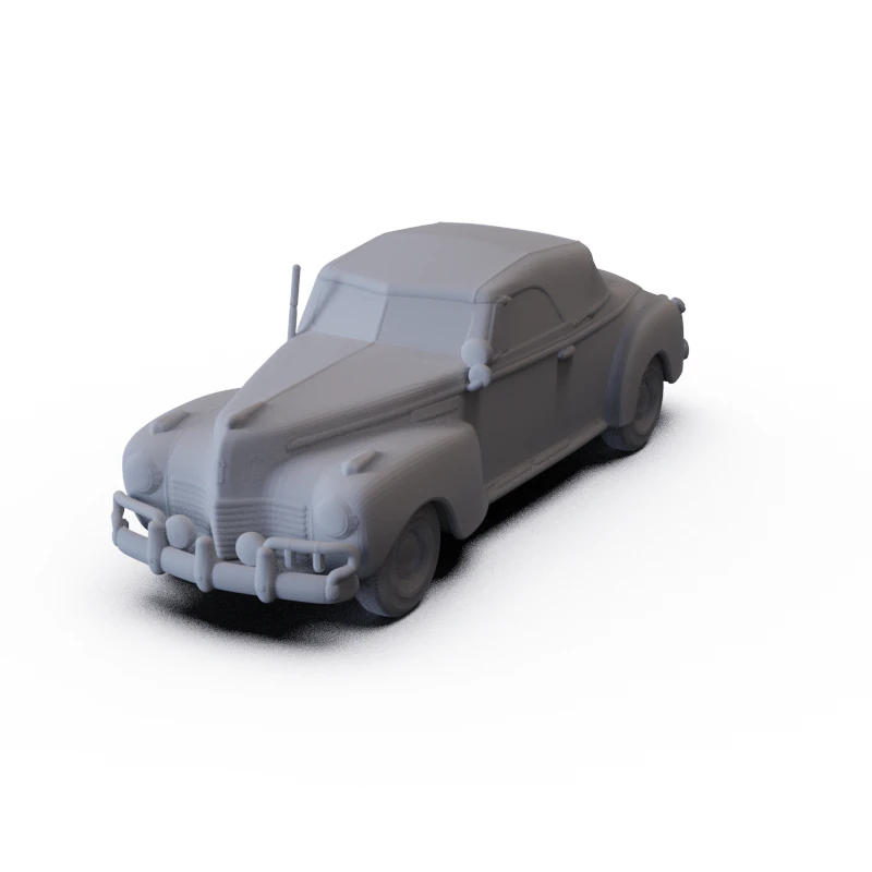 Chrysler New Yorker Highlander 1940 PRE-SUPPORTED 3D Model .c4d .max .obj .3ds .fbx .stl .blend 