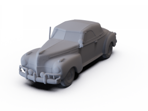 Chrysler New Yorker Highlander 1940 PRE-SUPPORTED 3D Модель
