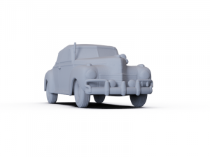Chrysler New Yorker Highlander 1940 PRE-SUPPORTED Modelo 3D