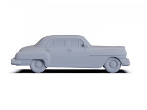 Chrysler New Yorker Sedan 1950 PRE-SUPPORTED 3D Model