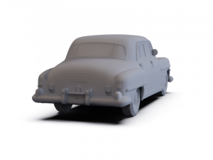 Chrysler New Yorker Sedan 1950 PRE-SUPPORTED 3D Model