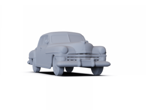 Chrysler New Yorker Sedan 1950 PRE-SUPPORTED 3D Model