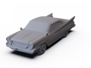 Chrysler Newport Hardtop 1961 PRE-SUPPORTED 3D मॉडल