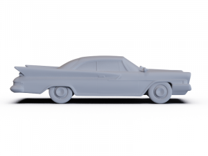 Chrysler Newport Hardtop 1961 PRE-SUPPORTED 3D मॉडल