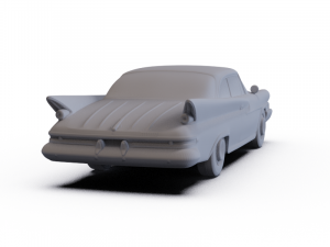 Chrysler Newport Hardtop 1961 PRE-SUPPORTED 3D मॉडल