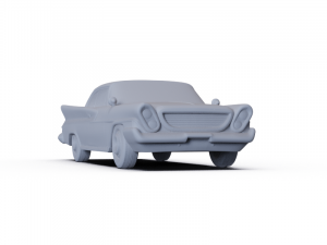 Chrysler Newport Hardtop 1961 PRE-SUPPORTED 3D मॉडल