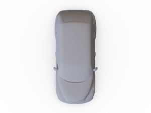 Chrysler PT Cruiser Hatchback 2007 PRE-SUPPORTED 3D-Modell