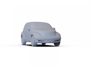 Chrysler PT Cruiser Hatchback 2007 PRE-SUPPORTED 3D-Modell